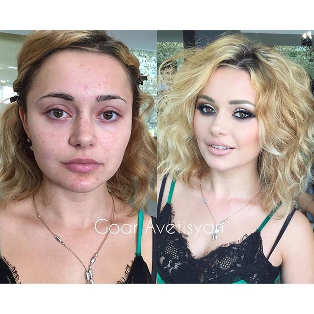 30 преображений после макияжа, которым позавидуют даже пластические хирурги девушки, до и после макияжа, красота, макияж