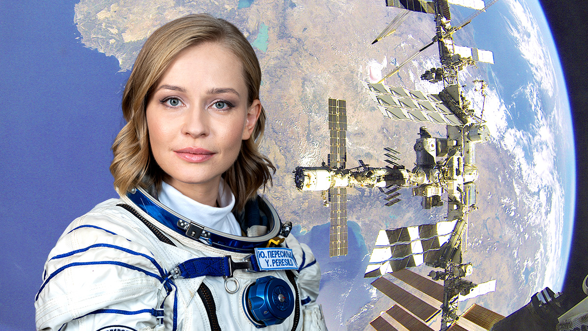 Юлия Пересильд в космосе фото