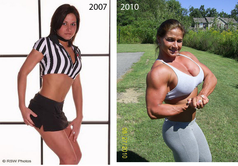 Умопомрачительные барышни до и после стероидов бодибилдерши, мужеподобные женщины, спортсменки, стероиды