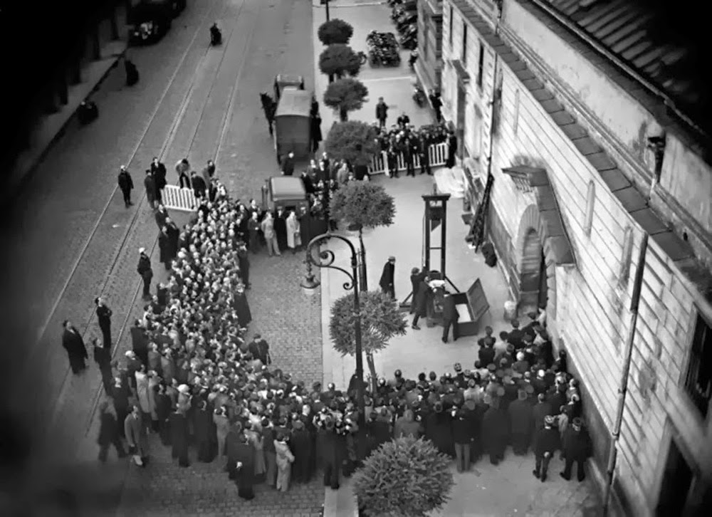 Последняя публичная казнь на Гильотине. Франция. 1939 год